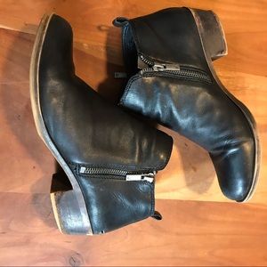 Lucky Brand black ankle basel booties